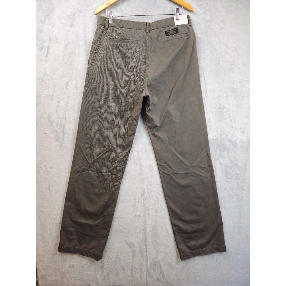 Banana Republic Pant Men 33L 34x35 Tall Gray Relaxed Straight Dawson Chino NWT
